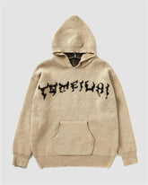 Grunge-Style Hip-Hop Hooded Sweater